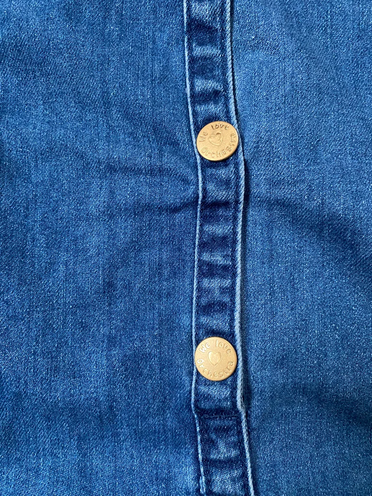 Robe salopette en jean Orchestra 10 ans Denim bleu intemporel – neuve – photo 3